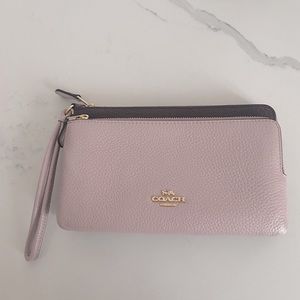 NWT COACH Double Zip Wallet